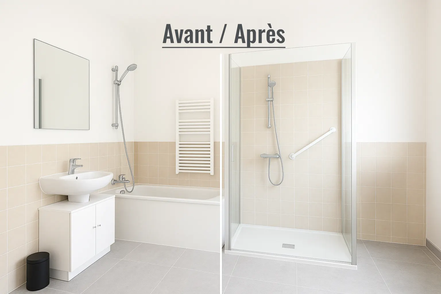 avant après