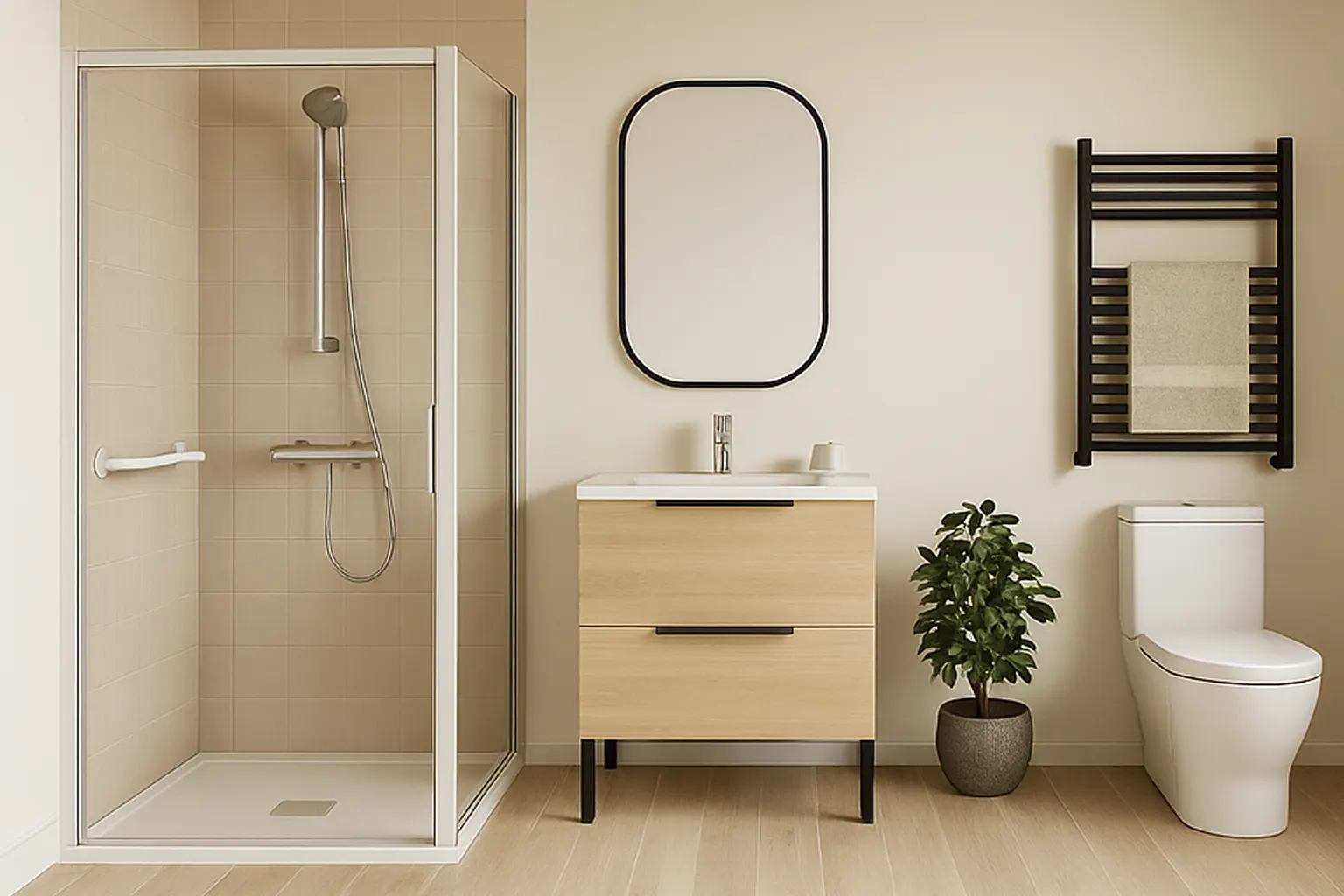 salle de bain pour personne agée